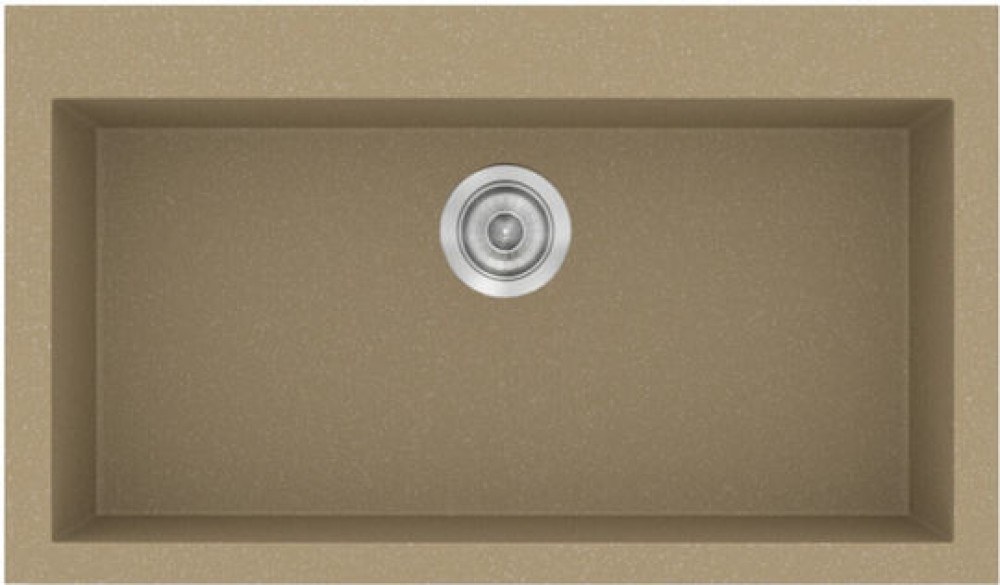 Sanitec Classic 333 333 Ένθετος Νεροχύτης από Συνθετικό Γρανίτη Μ79xΠ50cm Metallic Cream