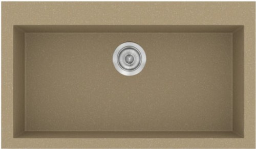 Sanitec Classic 333 333 Ένθετος Νεροχύτης από Συνθετικό Γρανίτη Μ79xΠ50cm Metallic Cream