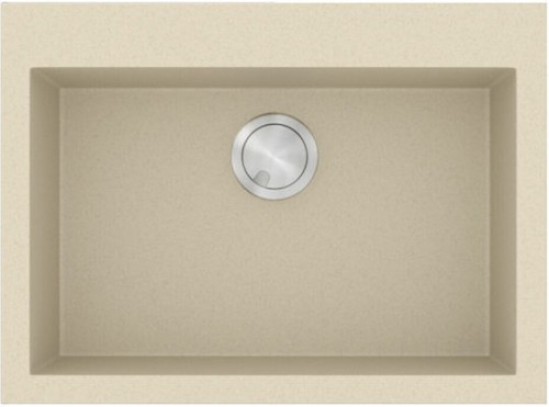 Sanitec Classic 338 Ένθετος Νεροχύτης από Συνθετικό Γρανίτη Μ70xΠ50cm Granite Green