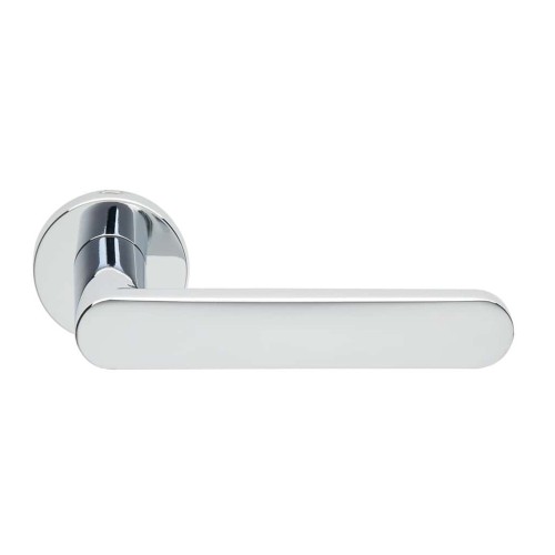 Zogometal Πόμολο WC με Ροζέτα 2261 Ζεύγος Γυαλιστερό Χρώμιο